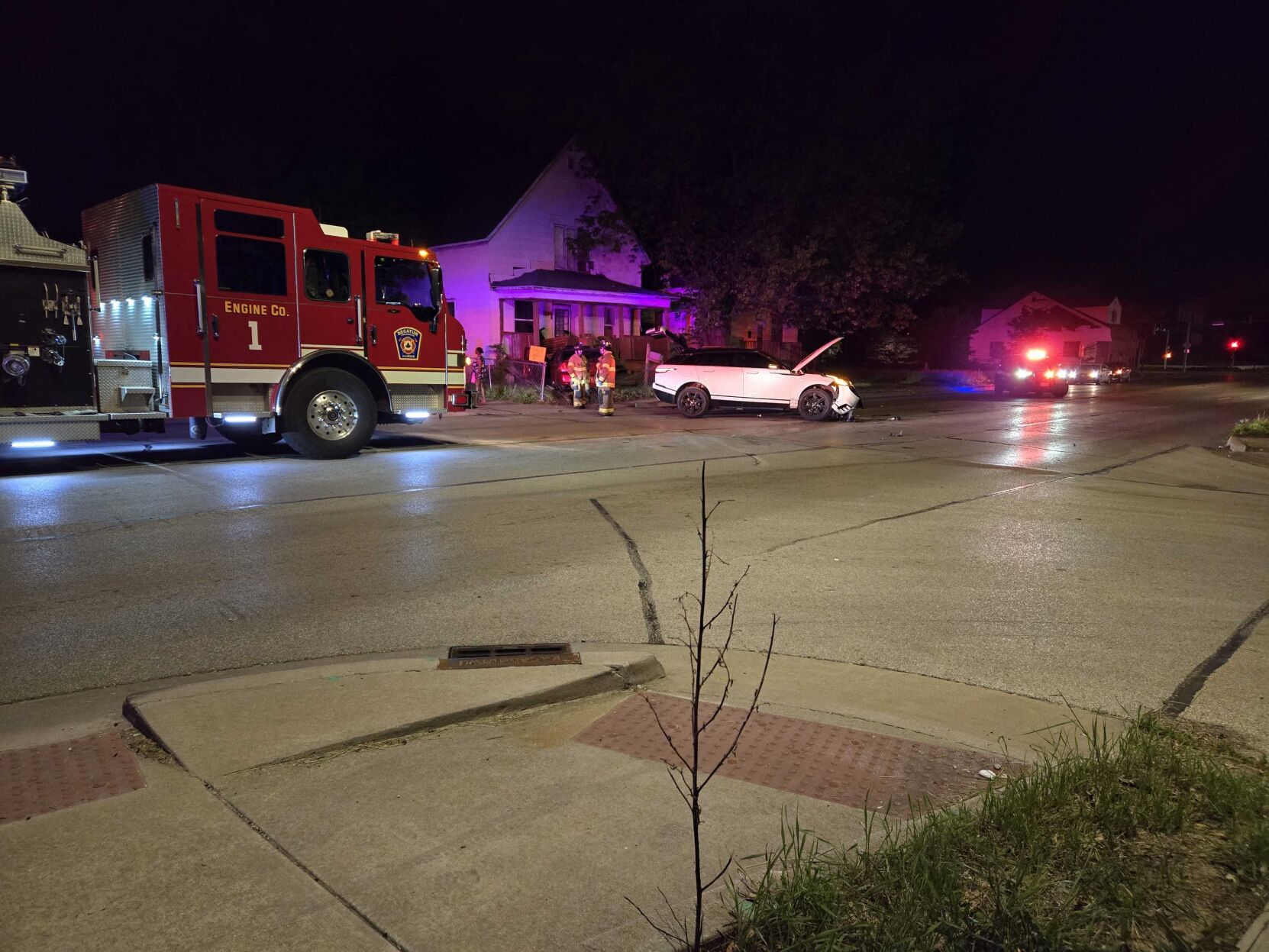 Car vs. House 1100 E. Grand Ave. on 5-3-24